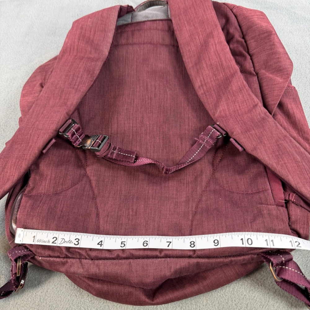 Lululemon Athletica Backpack Maroon Heathered Laptop Bag Commuter Travel - Picture 7 of 10